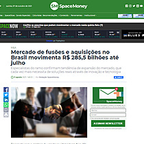 Mercado de fuses e aquisies no Brasil movimenta R$ 285,5 bilhes at julho